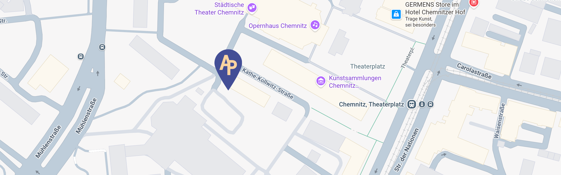 Karte vom Antonplatz 15